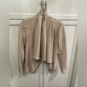 Blank NYC faux leather/suede jacket
